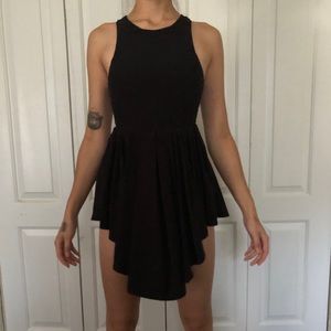 Black Romper Faux Dress